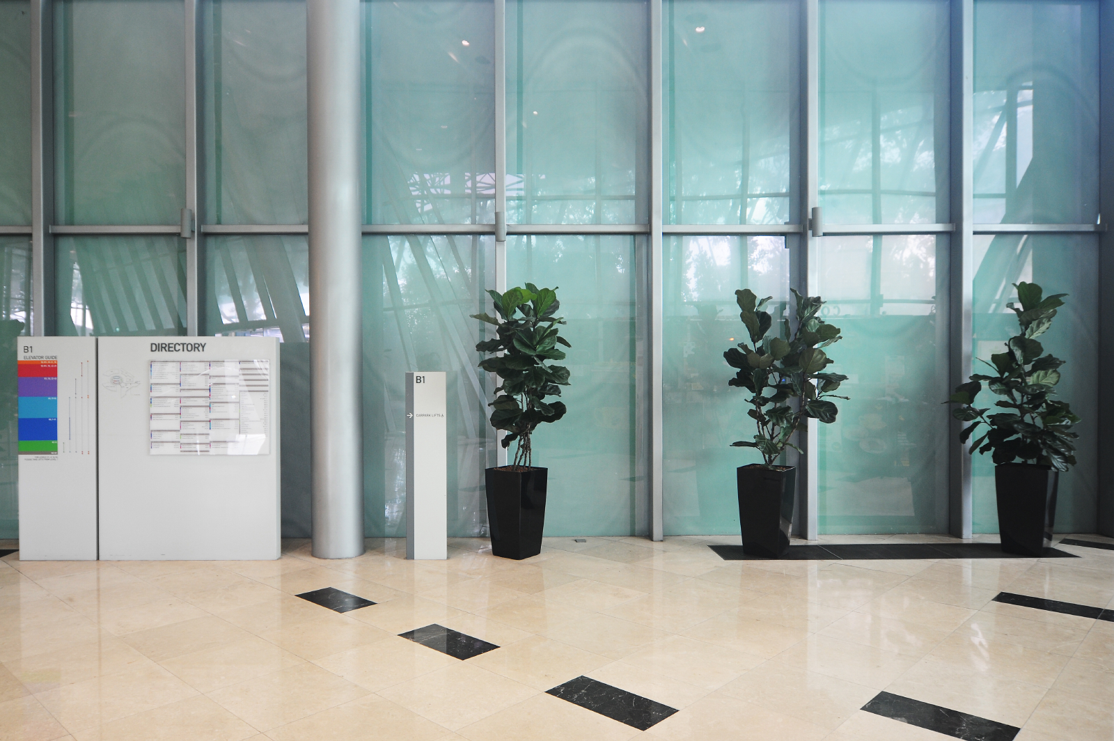 Supply and maintenance of plants at an office in Shenton Way